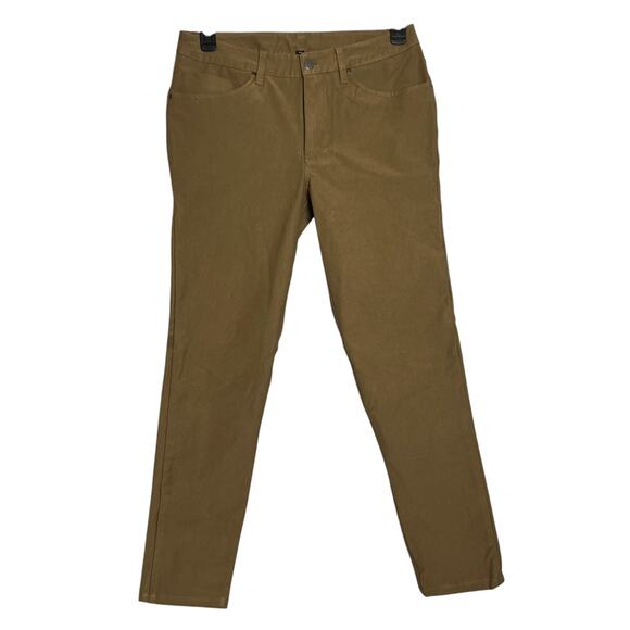 Lululemon ABC Slim Fit Pant Utilitech SIZE 31 x 30 Artifact Brown 5-Pocket Jean - Picture 1 of 13
